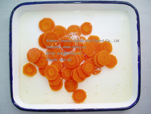 Canned Carrot Slice/Dice in Brine