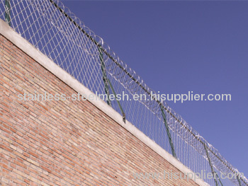 Prison wire mesh fence