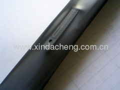 Drip irrigation pipe with flat dripper