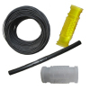 Drip irrigation hose with column dripper