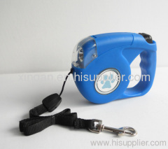 Retractable Cord Dog Leash with Flashlight