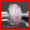 european glass flower beads fit Largehole Jewelry European charm jewelry