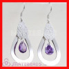 925 Sterling Silver Fashion Chandelier CZ Drop Earrings