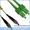 FC/UPC to SC/APC Singlemode Duplex Fiber Optic Patch Cord
