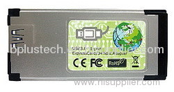 EC4U (USB3.0 1-port ExpressCard/34 host adapter)