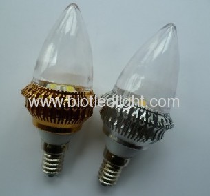 3W 3X1W High Power led candle bulb E14 base