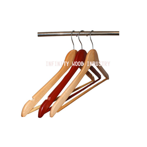 general solid wood hanger for shirts & pants