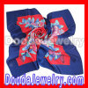 Fine Hand Painted navy Silk Scarf Large Square Silk Scarves for Women