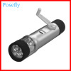 Hand Crank Solar Torch ,Dynamo Flashlights, LED Flashlights, cranking for power