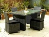 Fabric outdoor dining set