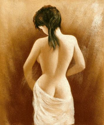 nude painting oil
