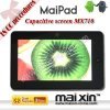 Arabic Andriod 2.3 os 7inch tablet pc mid Cortex A8Samsung S5PV210 1GHZ capacitive multi touch screen