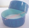 Silicone wristbands