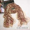 Charm Leopard Print Scarves! Polyester Scarves! Imitated Georgette Silk Scarves! Summer Scarf!