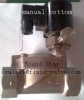 2 way SUS304 IP65 water air oil manual solenoid valve