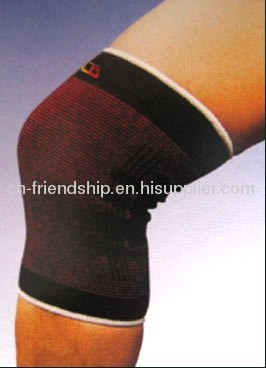 Elastic knitted knee pad