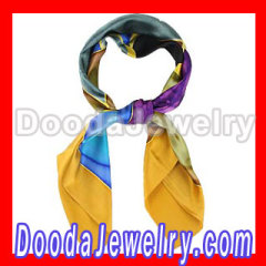 wholesale Large Silk Scarf Hand Painted Square Silk Scarves for Women