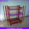 KingKara Iron Tube Storage Display Shelf Rack