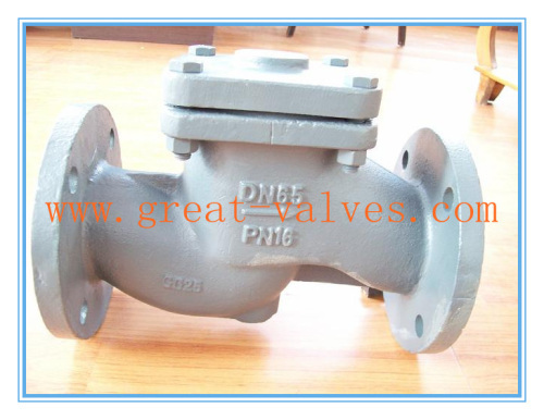 823-F (DIN) Check Valve Lift Type flanged ends