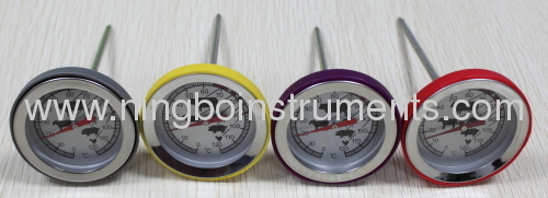 cooking thermometer with silicone cap