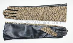 Long leather glove