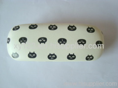 Spectacles / optical case (silk-screen cat picture) export Japan