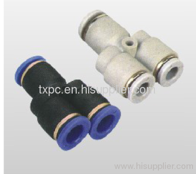 Straight, Elbow, Tee, X, Y plastic push in fittings