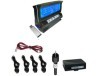 Wireless parking sensor bluetooth stereo handsfree car kit with earpieces