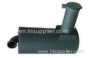 Construction machine muffler