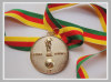 blank medal with ribbon