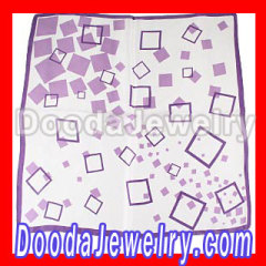 Printed Diamond Silk Scarf Small Square Silk Scarves pokemon wholesale