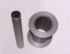 Aluminum bobbin for two for one twisting machine