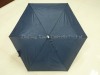 3 fold solid color polyester fibre glass/aluminum ribs manual open sun umbrella