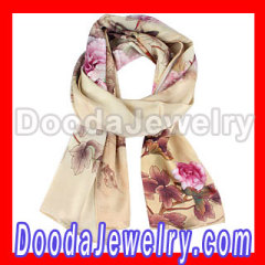 Cheap Designer Silk Scarves Long burberry french Silk Scarf Wholesale