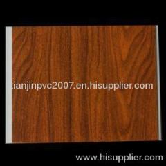 Wood look pvc ceiling panel