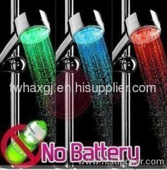 Chrome plated ABS led shower