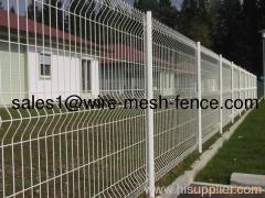 PVC coated triangle mesh fence