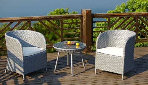 outdoor rattan furniture-dining chair set