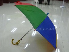 small straight/stick auto open colorful child/children umbrella