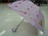 small straight/stick manual open apoollo child/children cartoon umbrella
