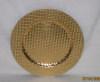 Rattan round charger plate/supply china charger plate/plastic plate