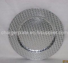 Charger plate/ plastic charger plates/PP plate/China charger plate for rental