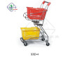 Double Baskets Shopping Cart