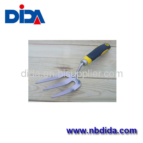 Stainless steel garden fork with TPR handle