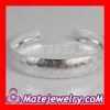 Quality 925 Sterling Silver Engraveable Small Hexagon Design Bangle Bracelets