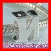 Sterling Silver Reflections letter N bead