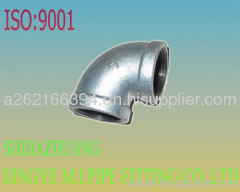 BEADED HOT DIPPED GALVANIZED MALLEABLE IRON PIPE FITTINGS