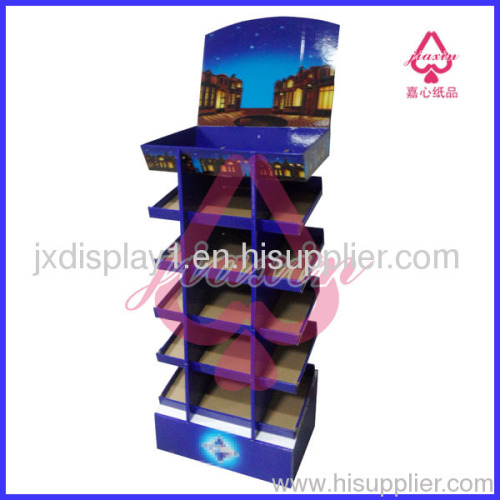 Special Corrugated display stand with trays