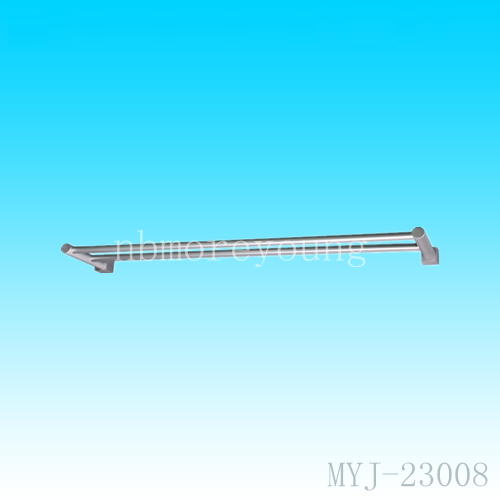 aluminum stainless steel double towel bar