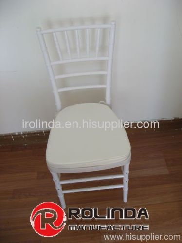 Ivory Resin Stacking Chiavari Chair